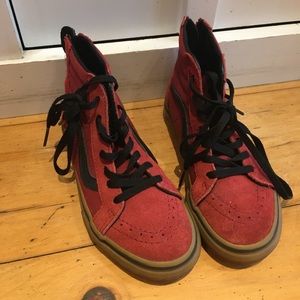 Kids vans off the wall hi top